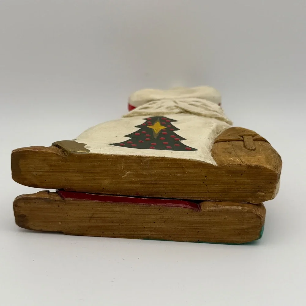 Reversible Southwestern Santa Figurines Desert & Christmas Holiday‎ Decor Set 2